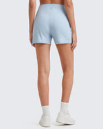 G4Free - Ribbed Mid-Rise Seamless Work Shorts -GF25E314AA-S