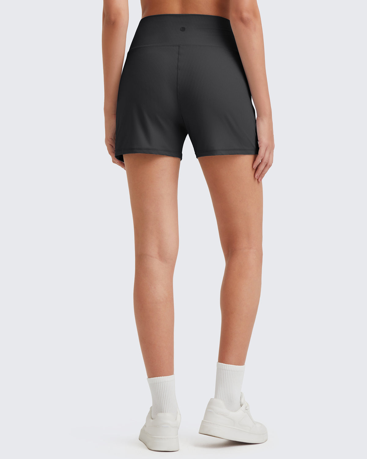 G4Free - Ribbed Mid-Rise Seamless Work Shorts -GF25E314AA-S