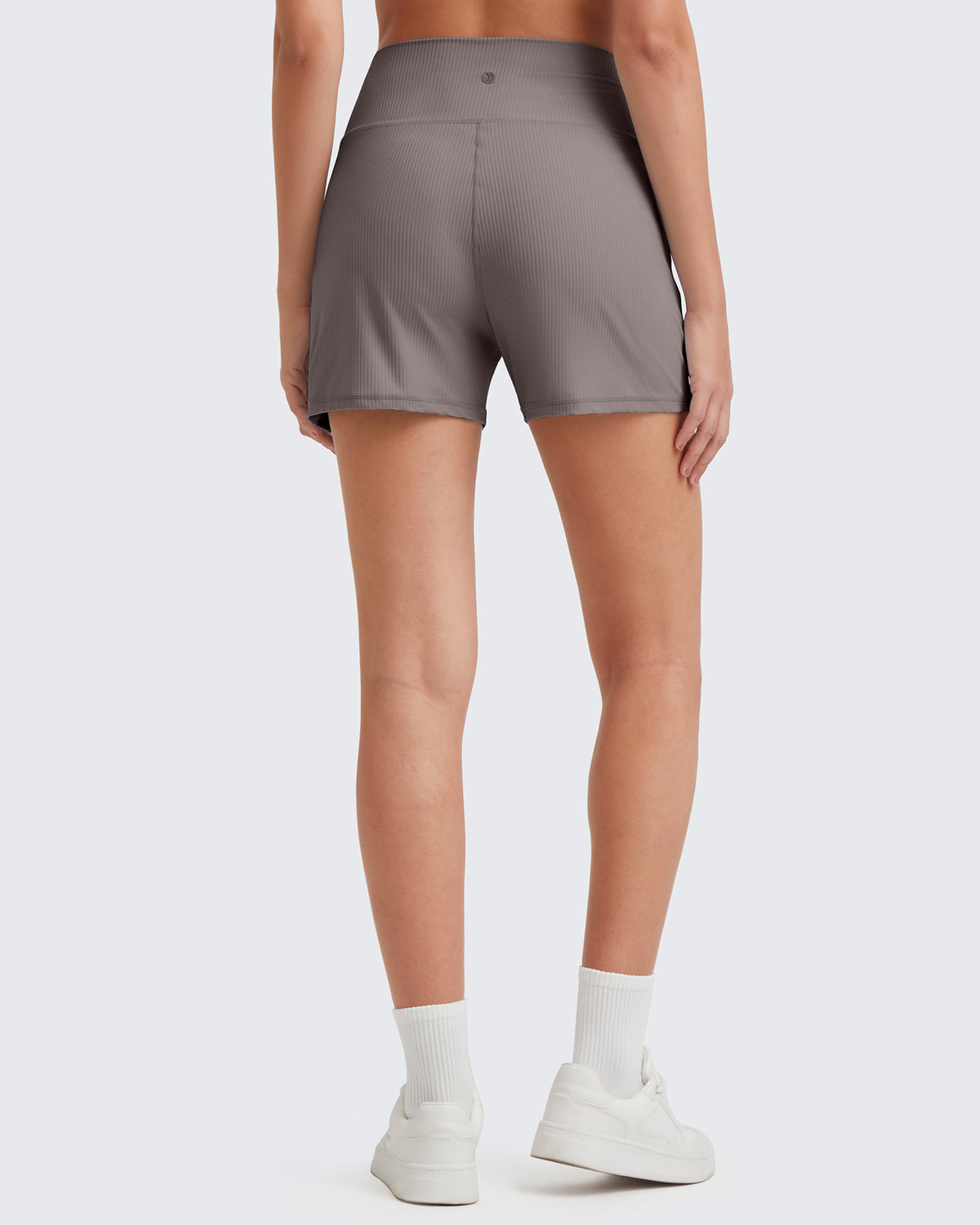 G4Free - Ribbed Mid-Rise Seamless Work Shorts -GF25E314AA-S