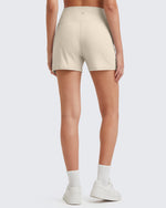 G4Free - Ribbed Mid-Rise Seamless Work Shorts -GF25E314AA-S