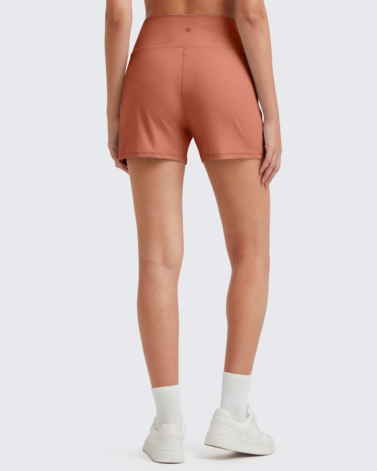 G4Free - Ribbed Mid-Rise Seamless Work Shorts -GF25E314AA-S