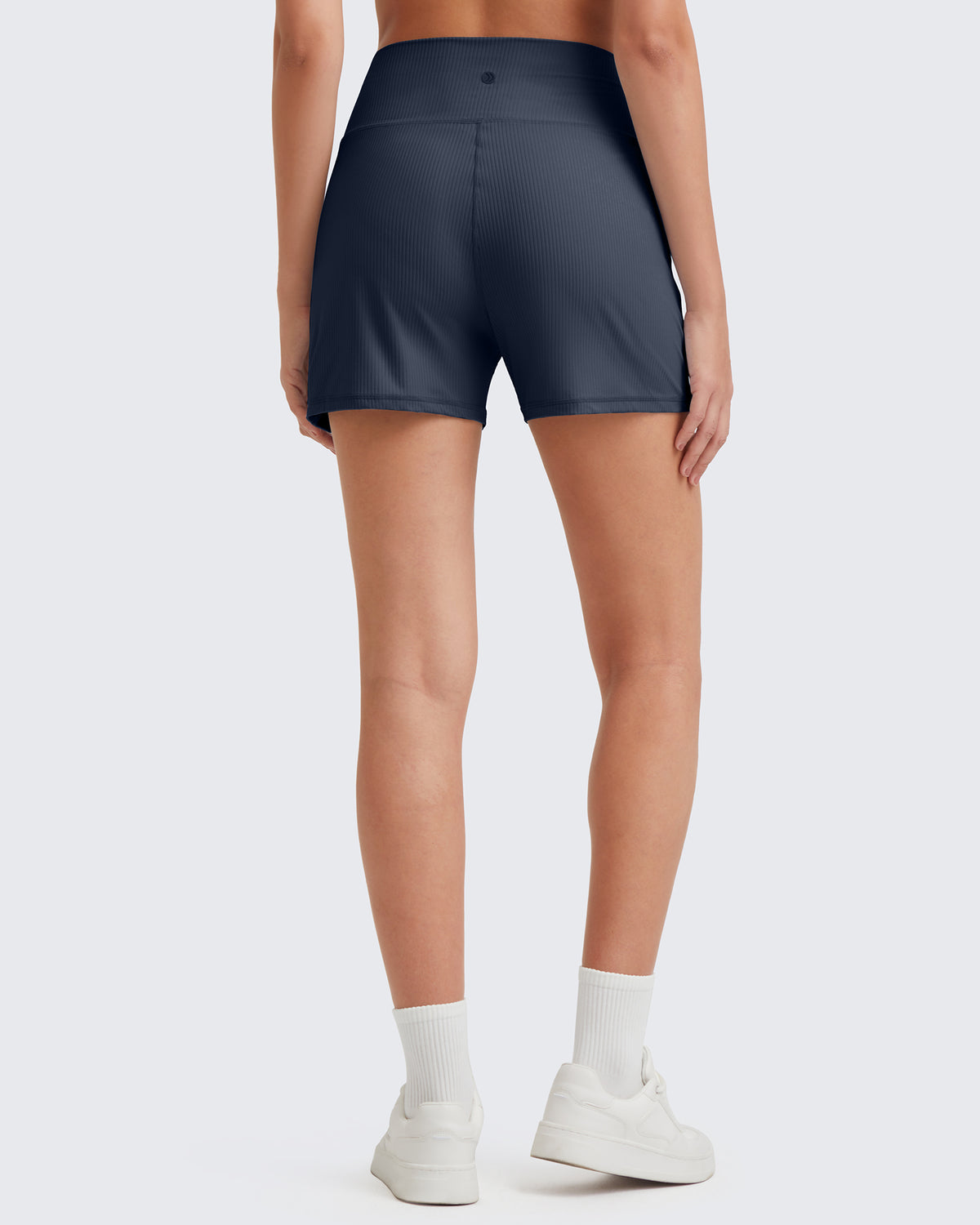 G4Free - Ribbed Mid-Rise Seamless Work Shorts -GF25E314AA-S