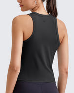 G4Free - Ribbed Slim Racerback Athletic Tanks -GF25B327AA-S