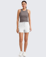 G4Free - Ribbed Slim Racerback Athletic Tanks -GF25B327AA-S