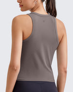 G4Free - Ribbed Slim Racerback Athletic Tanks -GF25B327AA-S