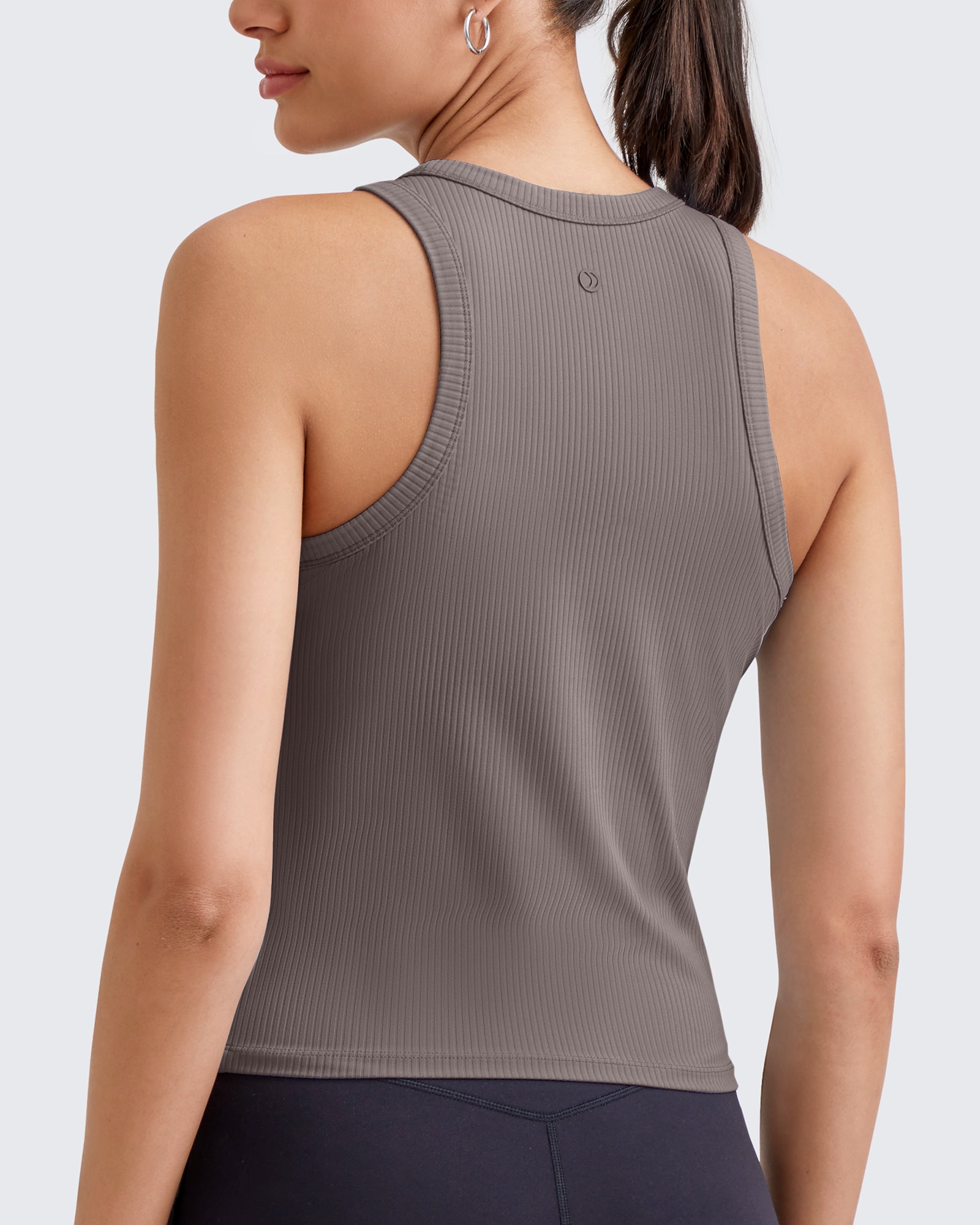 G4Free - Ribbed Slim Racerback Athletic Tanks -GF25B327AA-S