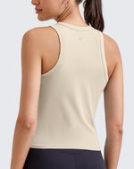 G4Free - Ribbed Slim Racerback Athletic Tanks -GF25B327AA-S