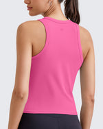 G4Free - Ribbed Slim Racerback Athletic Tanks -GF25B327AA-S