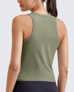 G4Free - Ribbed Slim Racerback Athletic Tanks -GF25B327AA-S