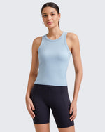 G4Free - Ribbed Slim Racerback Athletic Tanks -GF25B327FA-S