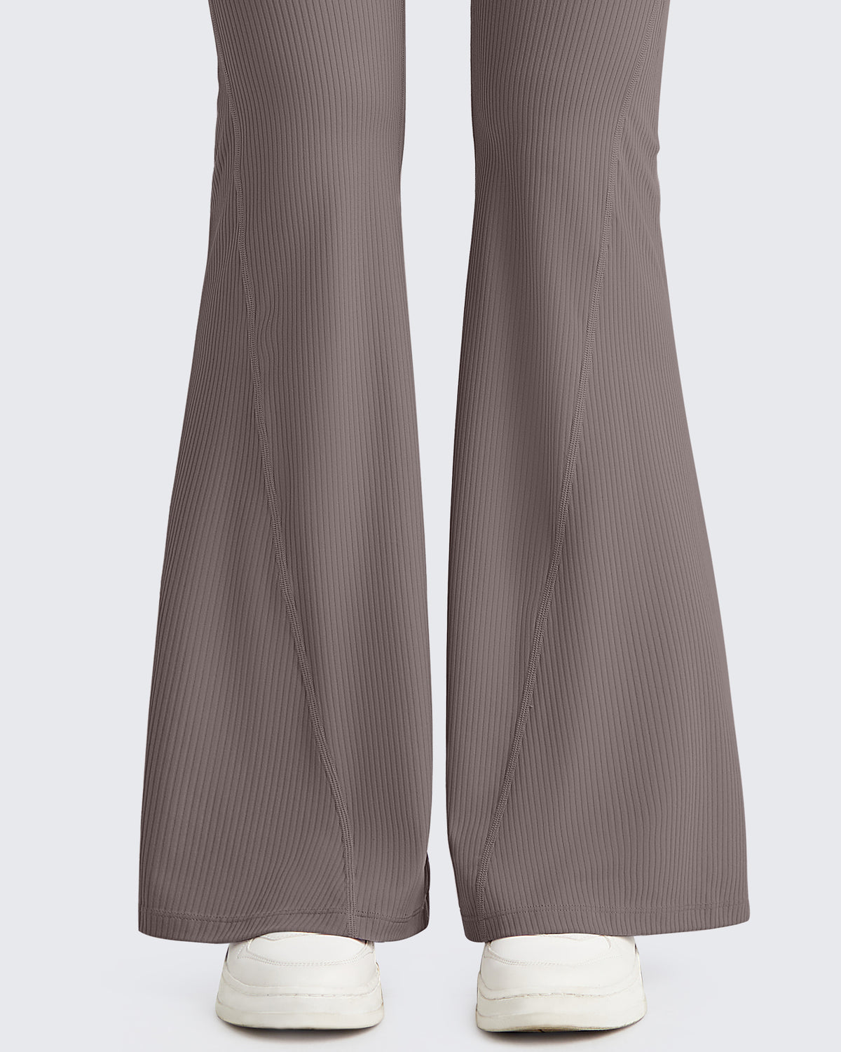 G4Free - Ribbed Tummy Control Flare Yoga Pants -GF25A407AA-S