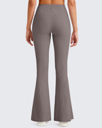 G4Free - Ribbed Tummy Control Flare Yoga Pants -GF25A407AA-S