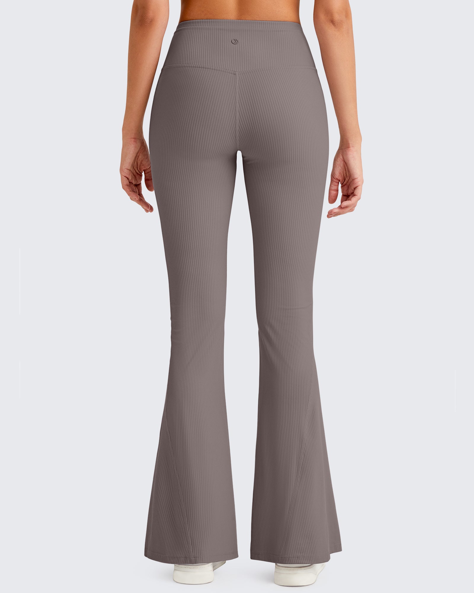 G4Free - Ribbed Tummy Control Flare Yoga Pants -GF25A407AA-S
