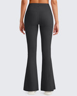 G4Free - Ribbed Tummy Control Flare Yoga Pants -GF25A407AA-S