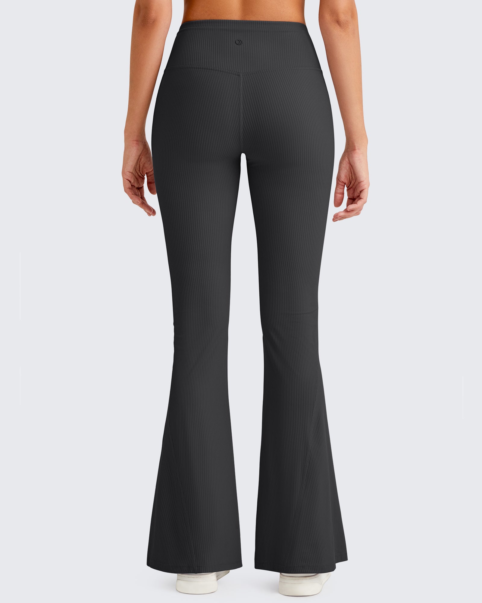 G4Free - Ribbed Tummy Control Flare Yoga Pants -GF25A407AA-S