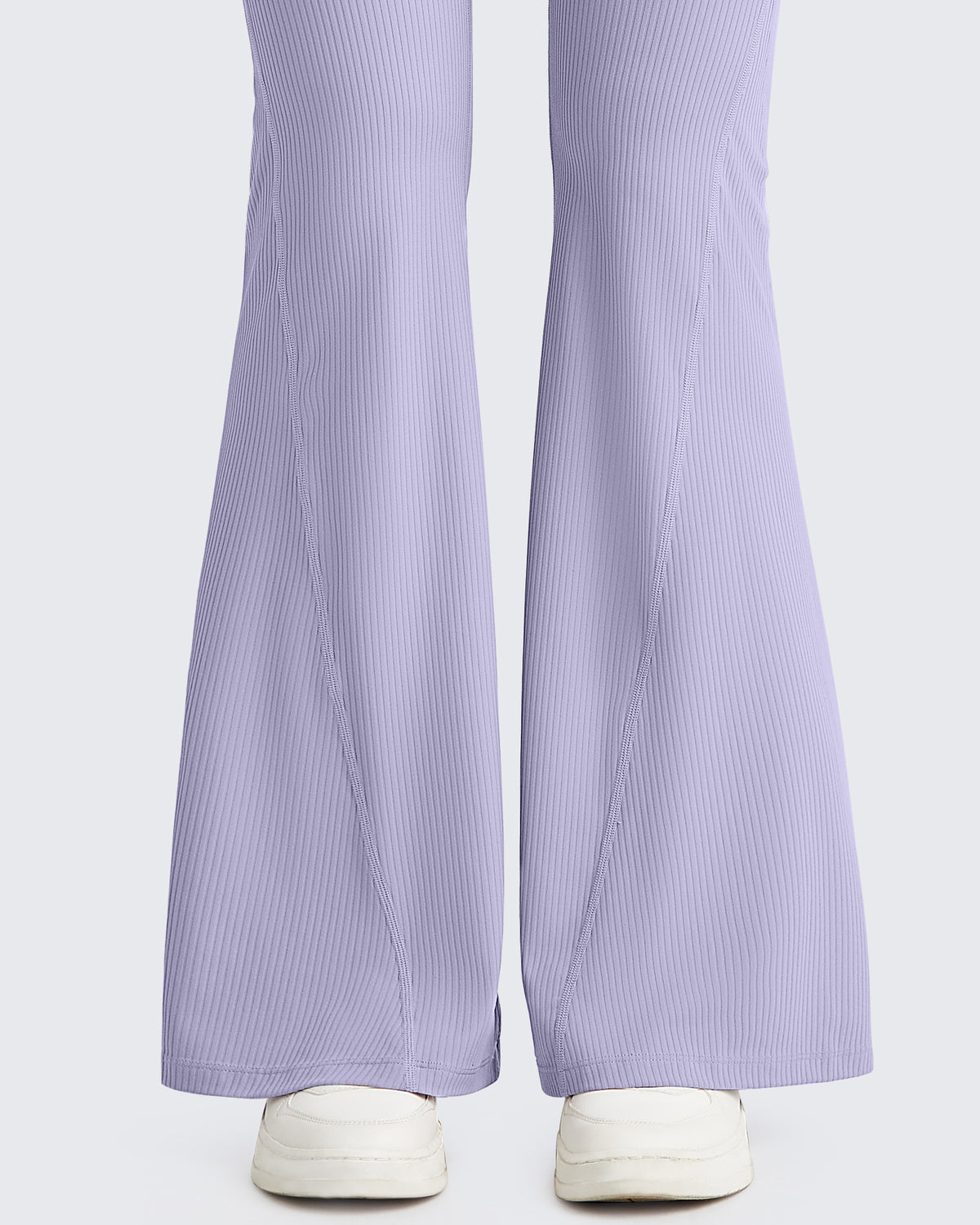 G4Free - Ribbed Tummy Control Flare Yoga Pants -GF25A407AA-S