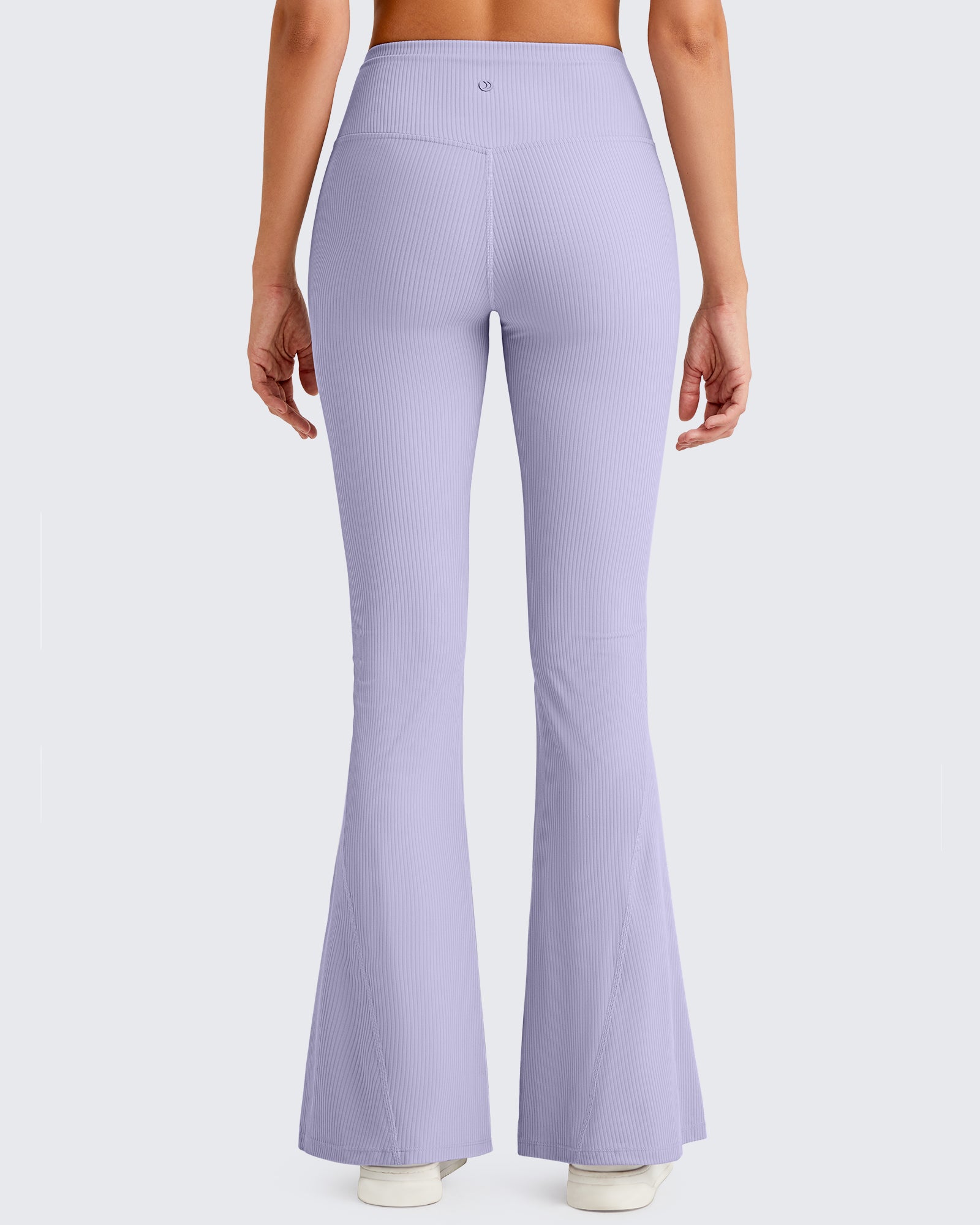 G4Free - Ribbed Tummy Control Flare Yoga Pants -GF25A407AA-S