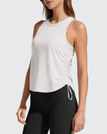 G4Free - Ruch Side High Neck Racerback Muscle Tank Tops -GF26L878B004F-XS