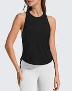 G4Free - Ruch Side High Neck Racerback Muscle Tank Tops -GF26L878I002F-XS