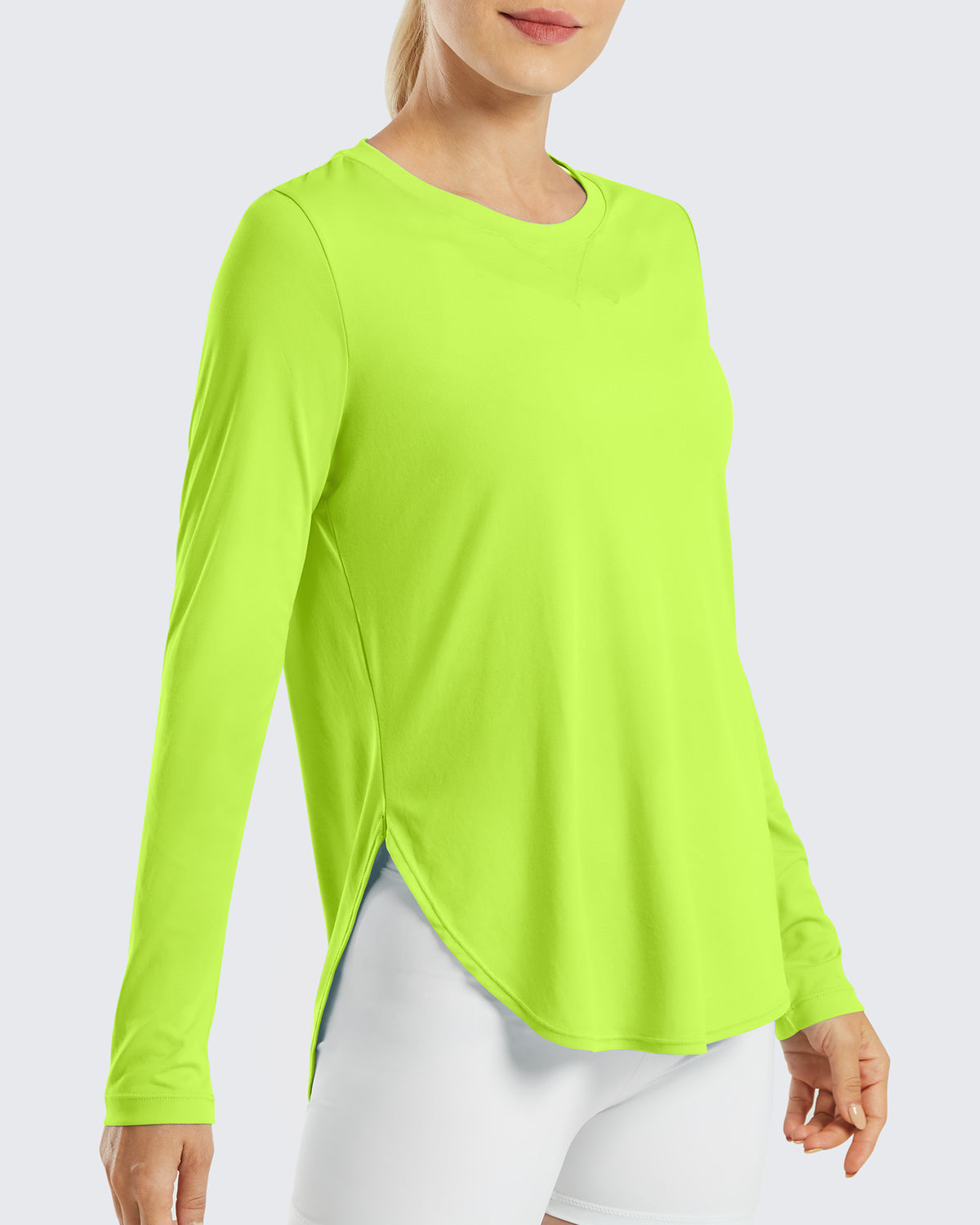G4Free - Scoop Neck UV Sun Workout Long Sleeve -GF21B003BA-S