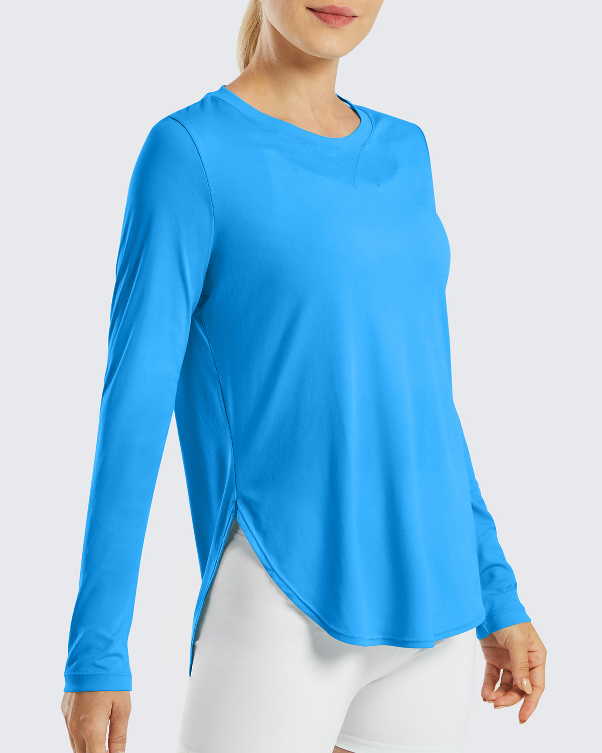 G4Free - Scoop Neck UV Sun Workout Long Sleeve -GF21B003CA-S