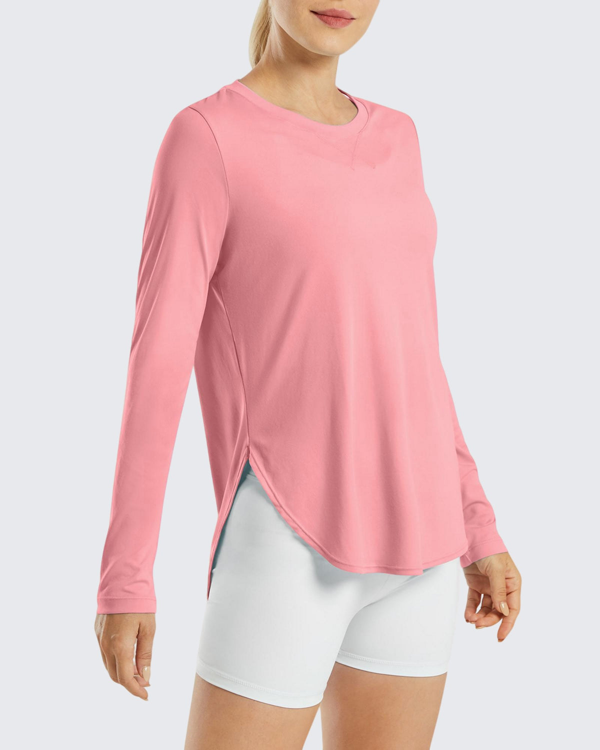 G4Free - Scoop Neck UV Sun Workout Long Sleeve -GF21B003HA-S