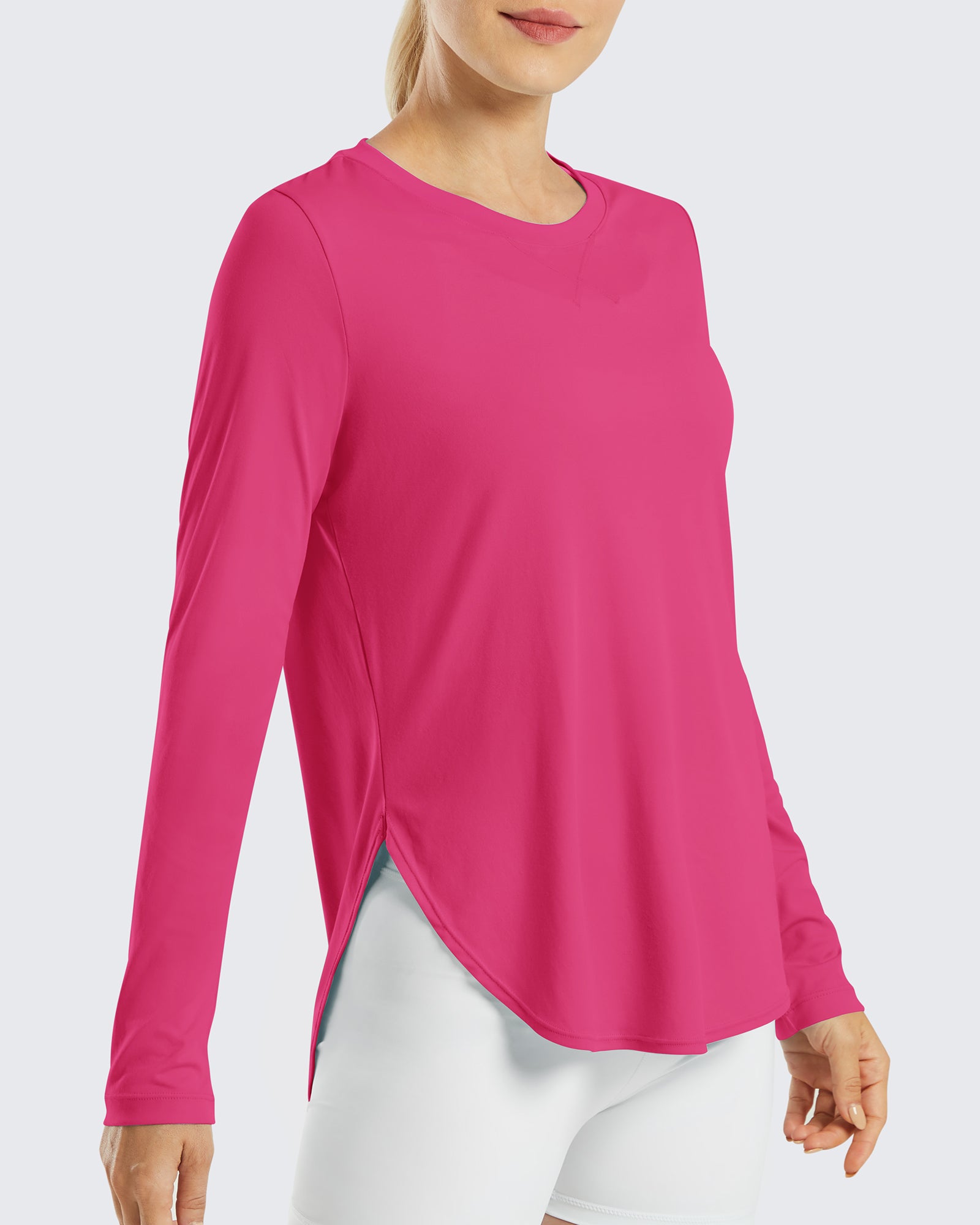 G4Free - Scoop Neck UV Sun Workout Long Sleeve -GF21B003JA-S