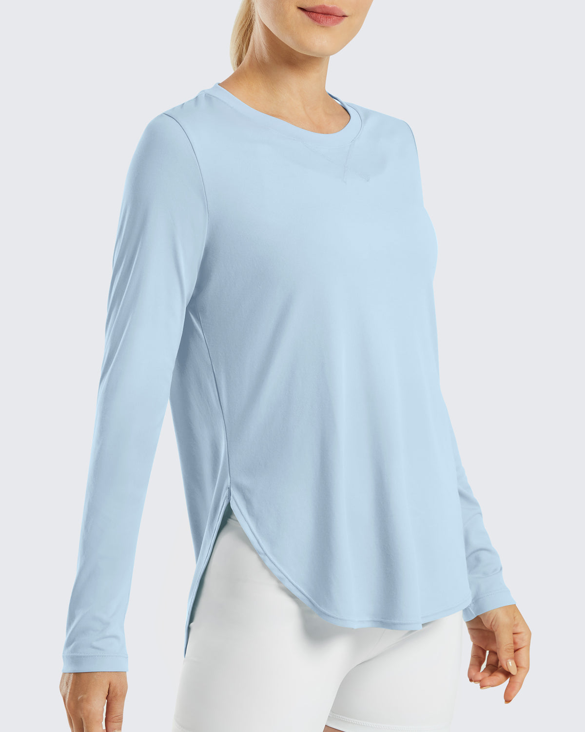 G4Free - Scoop Neck UV Sun Workout Long Sleeve -GF21B003NA-S