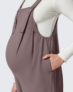 G4Free - ShiftReady Adjustable Strap Maternity Jumpsuit Pants -GF25PY751AF-XS