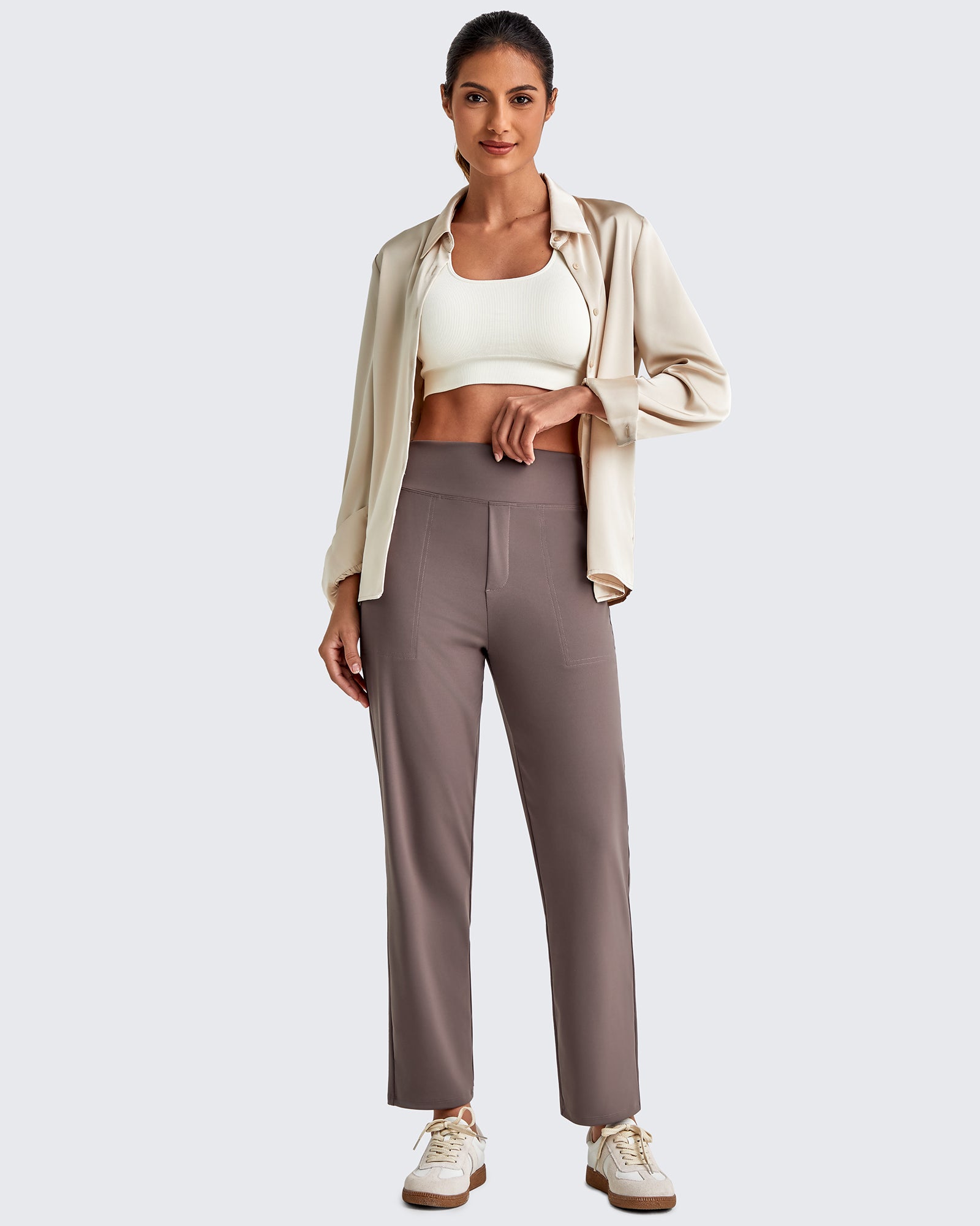 G4Free - ShiftReady Crop Business Casual Work Pants -GF25D417CA-S