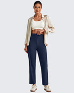 G4Free - ShiftReady Crop Business Casual Work Pants -GF25D417CA-S