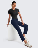 G4Free - ShiftReady Crop Business Casual Work Pants -GF25D417CA-S