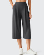 G4Free - ShiftReady Elastic Waist Wide Leg Capri Pants 18'' -GF26J897C007F-XS