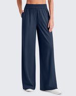 G4Free - ShiftReady Elastic Waistband Wide Leg Work Trousers -GF25J377AA-S
