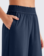 G4Free - ShiftReady Elastic Waistband Wide Leg Work Trousers -GF25J377AA-S