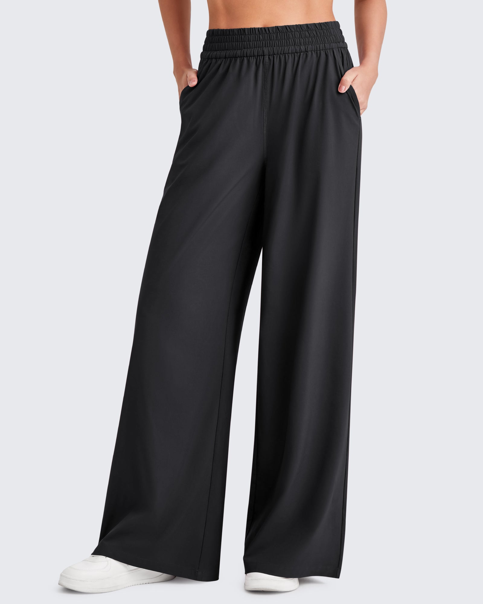 G4Free - ShiftReady Elastic Waistband Wide Leg Work Trousers -GF25J377AA-S