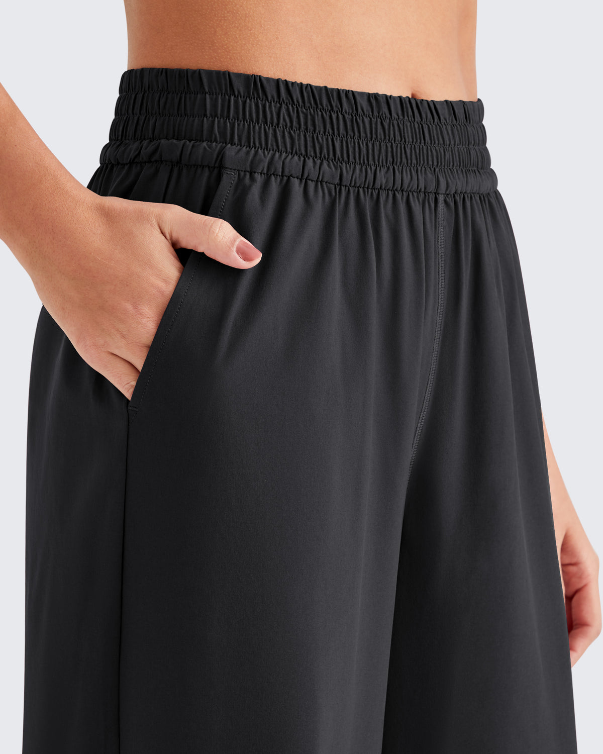 G4Free - ShiftReady Elastic Waistband Wide Leg Work Trousers -GF25J377AA-S