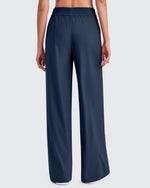G4Free - ShiftReady Elastic Waistband Wide Leg Work Trousers -GF25J377AA-S