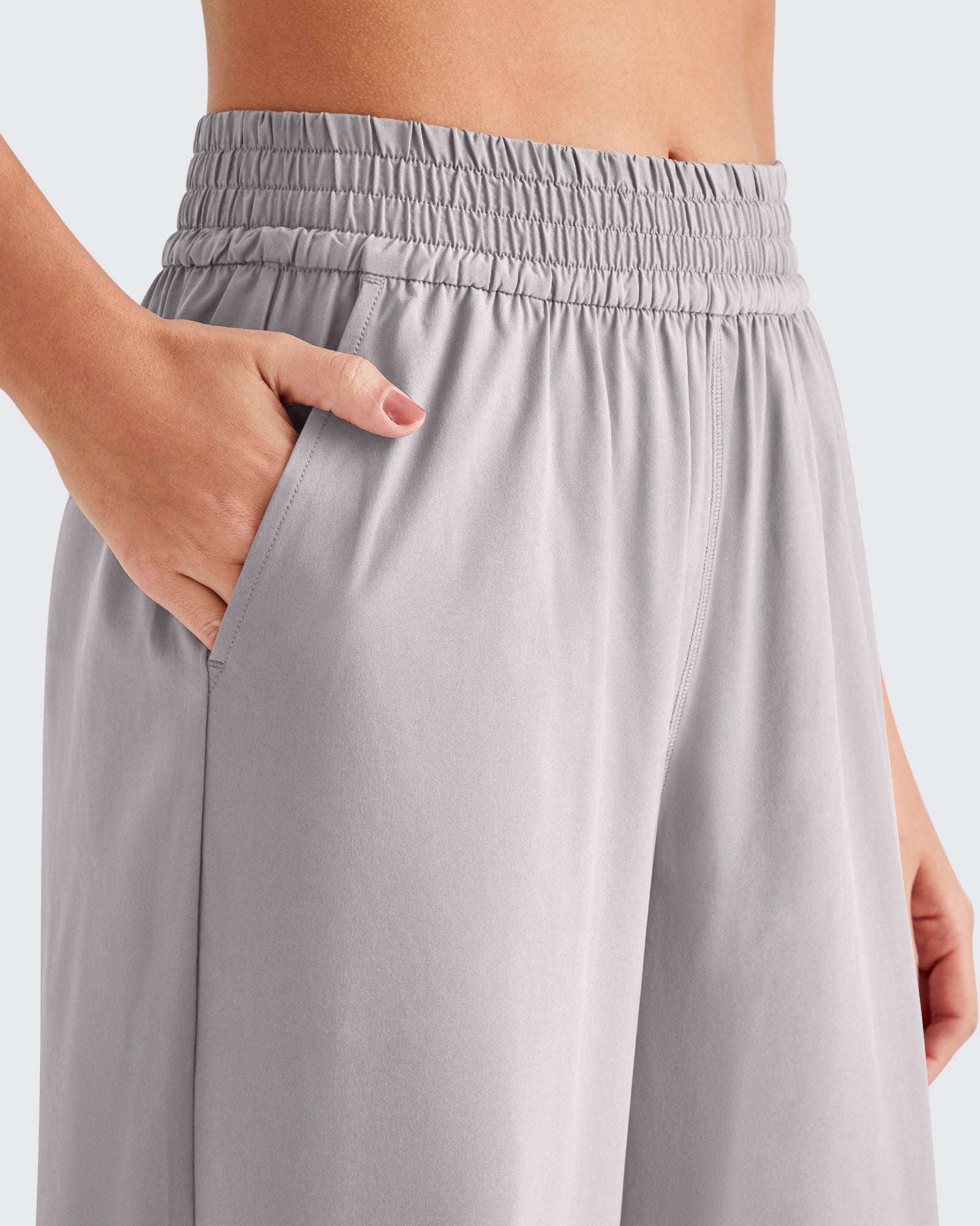 G4Free - ShiftReady Elastic Waistband Wide Leg Work Trousers -GF25J377AA-S