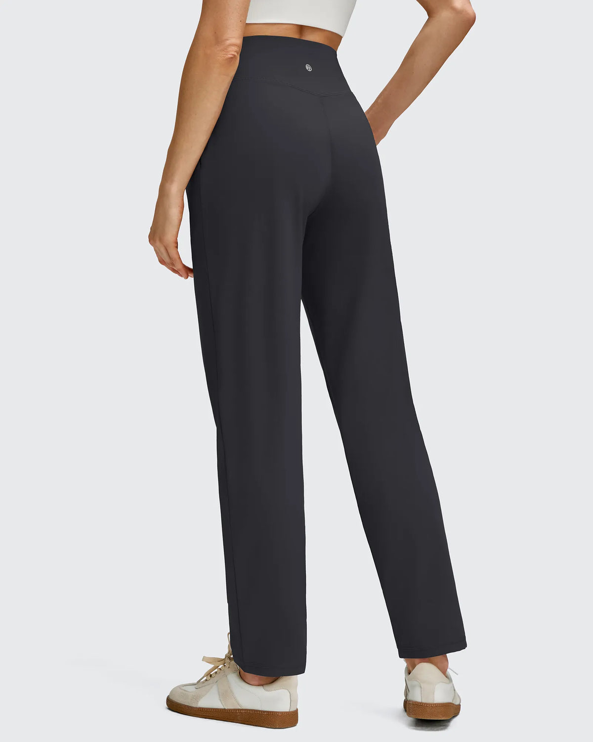 G4Free - ShiftReady Front Pleated Ankle Tapered High Waist Trousers -GF25D637AA-S