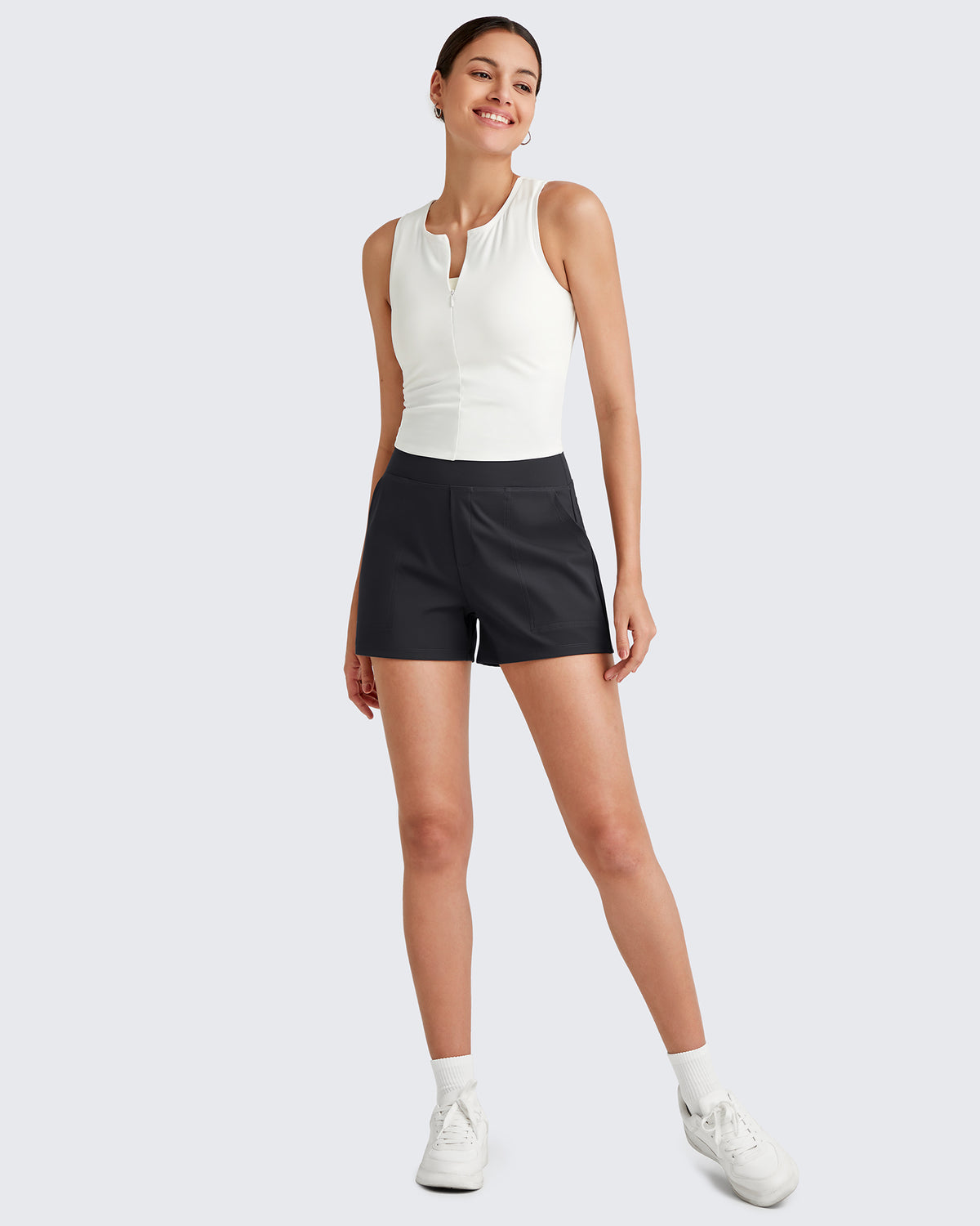 G4Free - ShiftReady High-Rise Business Shorts 3'' -GF25E426AA-S