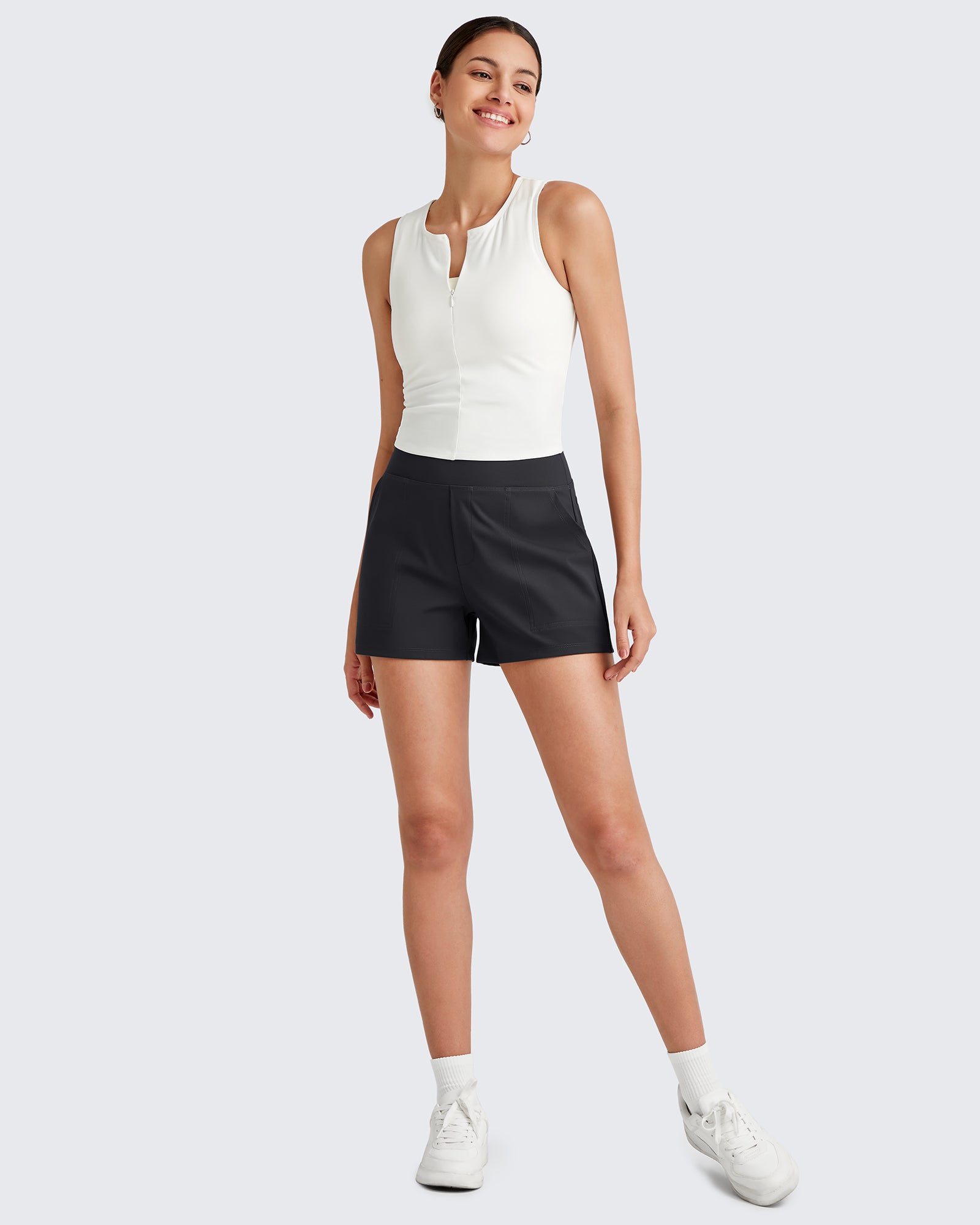 G4Free - ShiftReady High-Rise Business Shorts 3'' -GF25E426AA-S