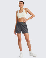 G4Free - ShiftReady High-Rise Pleated Work Shorts 5'' -GF25E395FA-S
