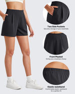 G4Free - ShiftReady High-Rise Pleated Work Shorts 5'' -GF25E395FA-S