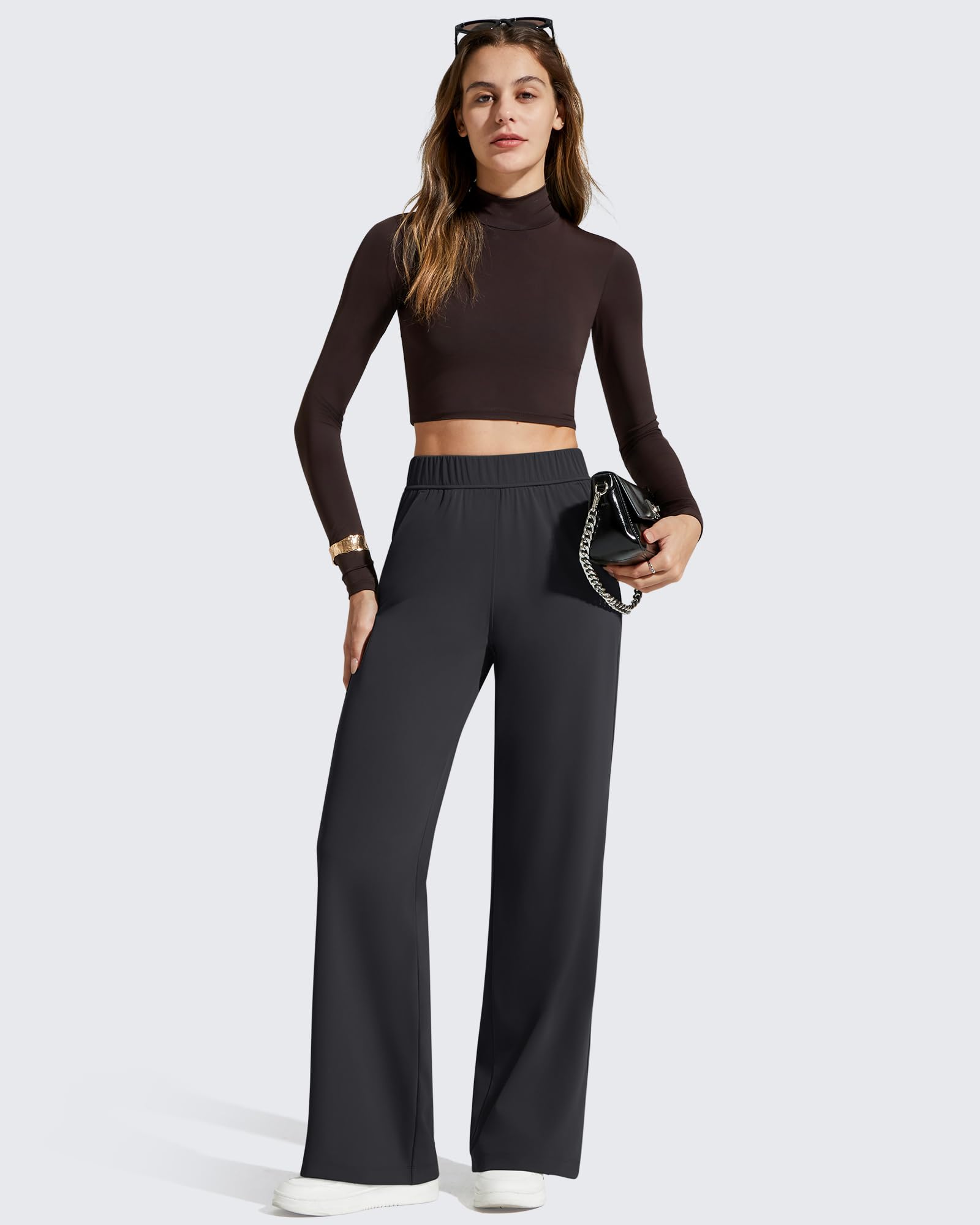 G4Free - ShiftReady High-Rise Straight Leg Dress Pants -GF25J423AA-S
