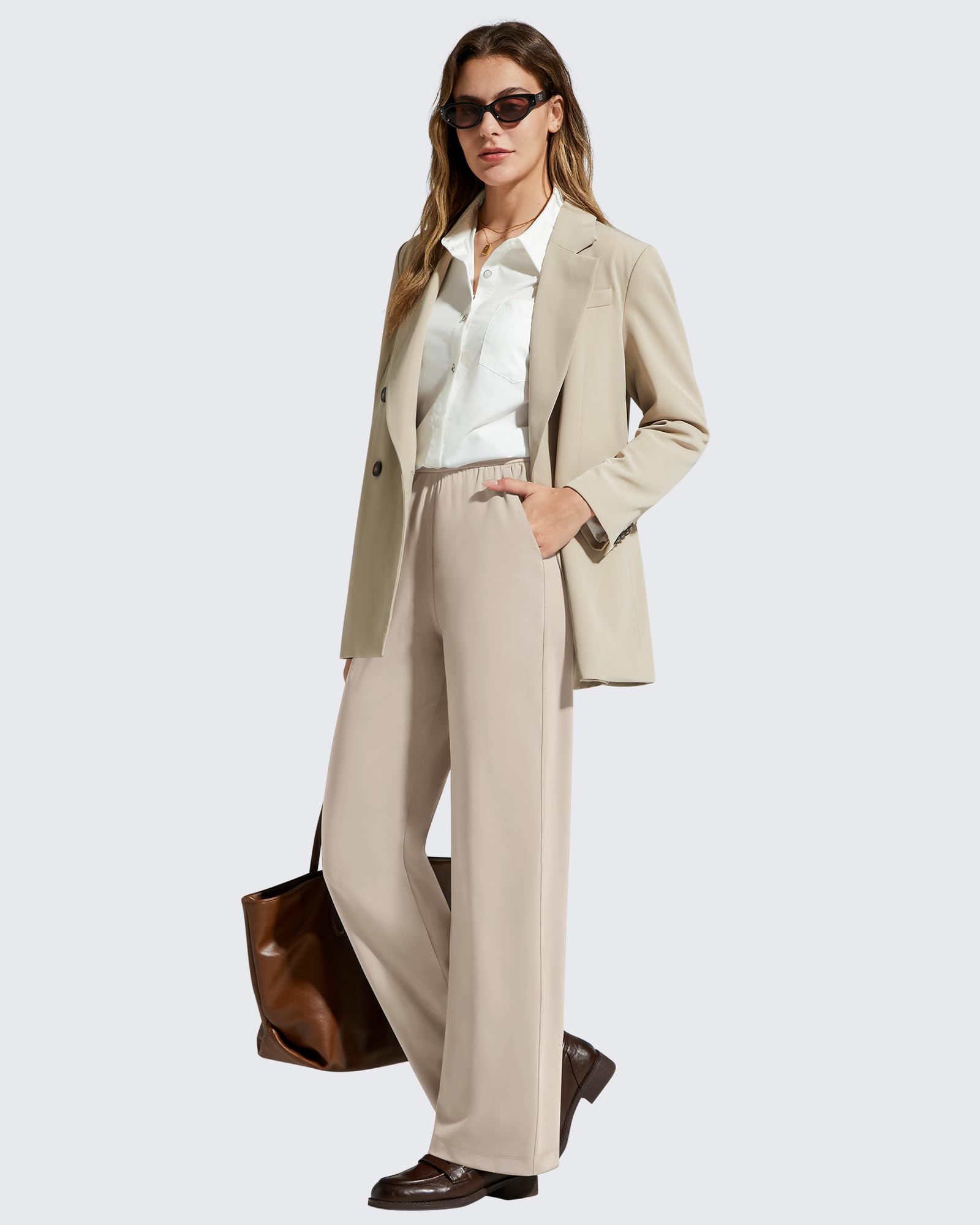 G4Free - ShiftReady High-Rise Straight Leg Dress Pants -GF25J423AA-S