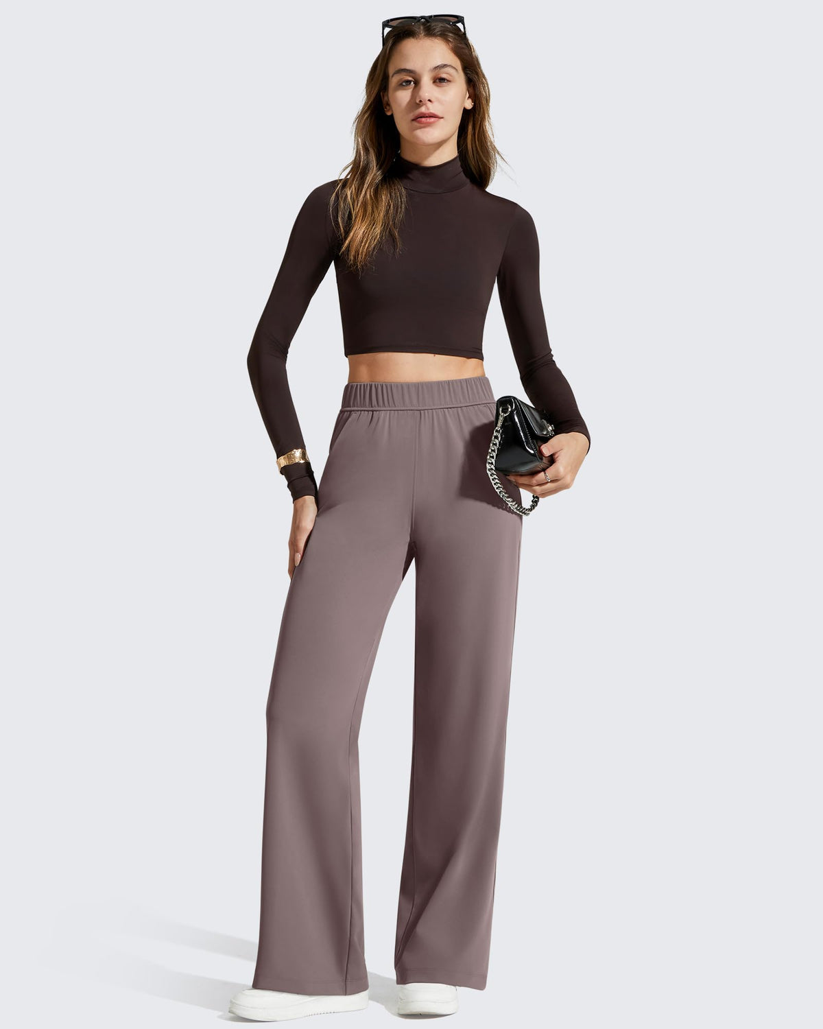 G4Free - ShiftReady High-Rise Straight Leg Dress Pants -GF25J423AA-S