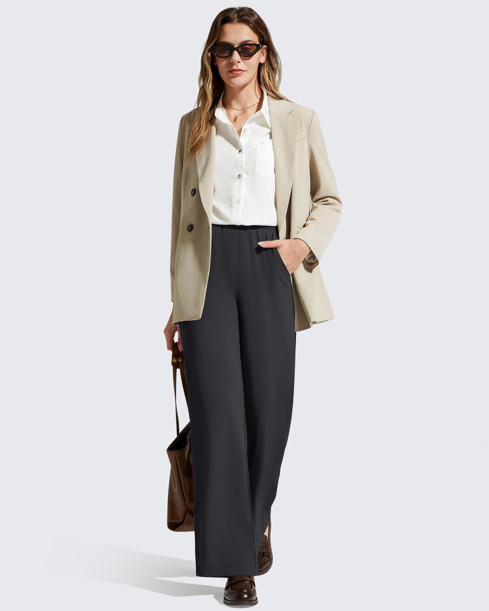 G4Free - ShiftReady High-Rise Straight Leg Dress Pants -GF25J423AA-S