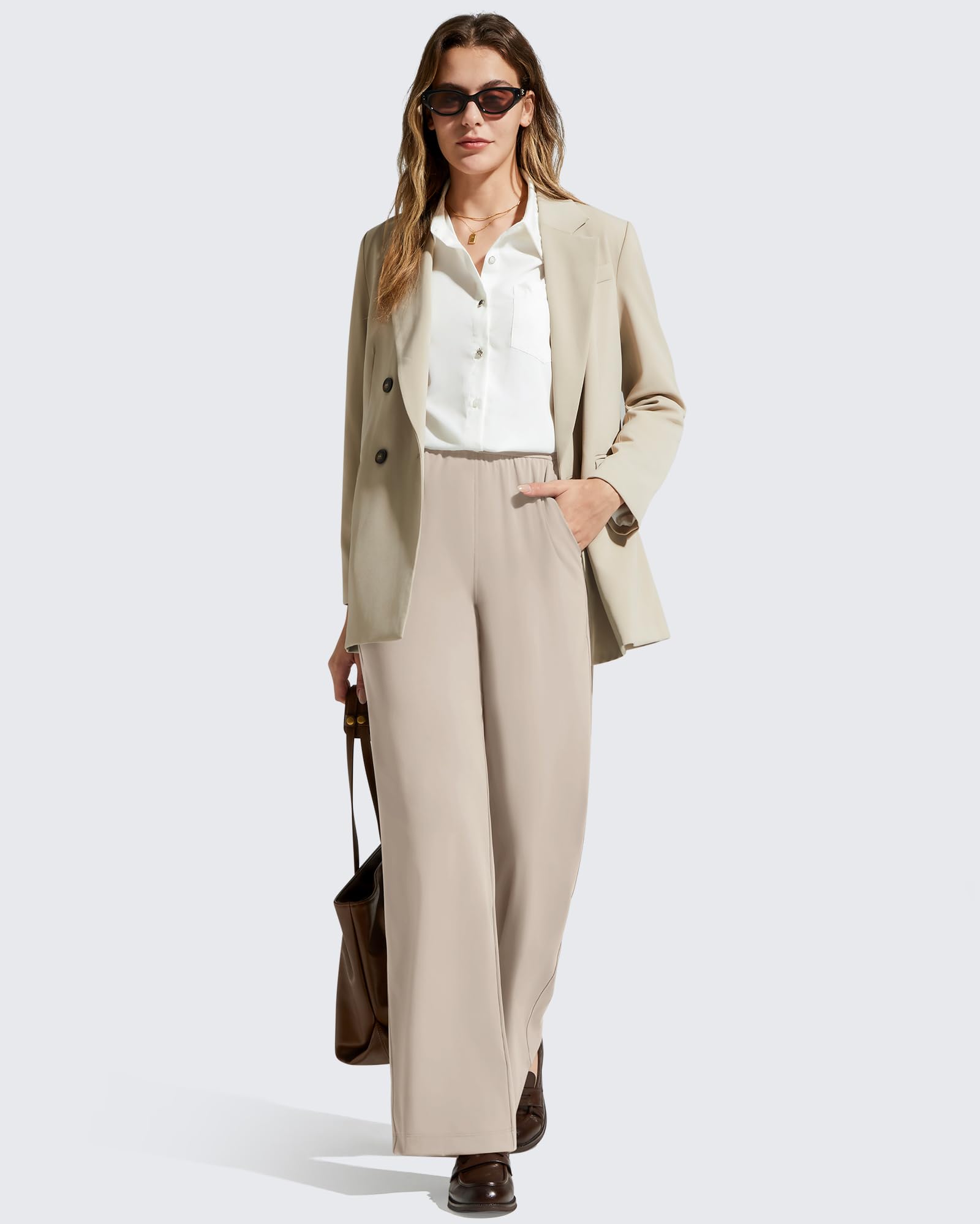 G4Free - ShiftReady High-Rise Straight Leg Dress Pants -GF25J423AA-S