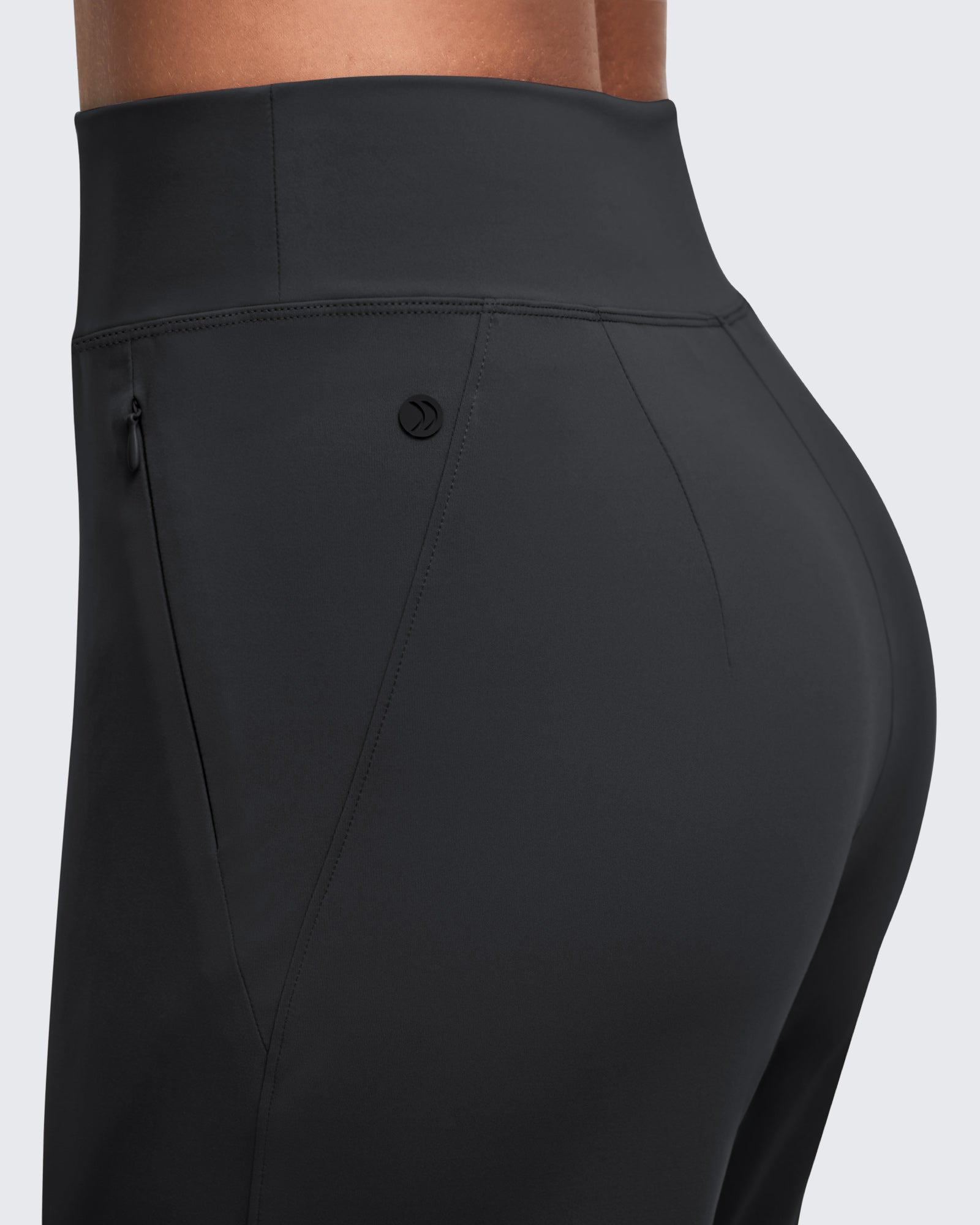 G4Free - ShiftReady High Waist Hidden Zipper Pockets Dress Pants -GF25D571AA-S